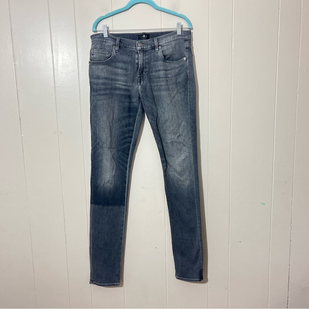 7 For All Mankind The Stacked Skinny Mens Jeans Size 32